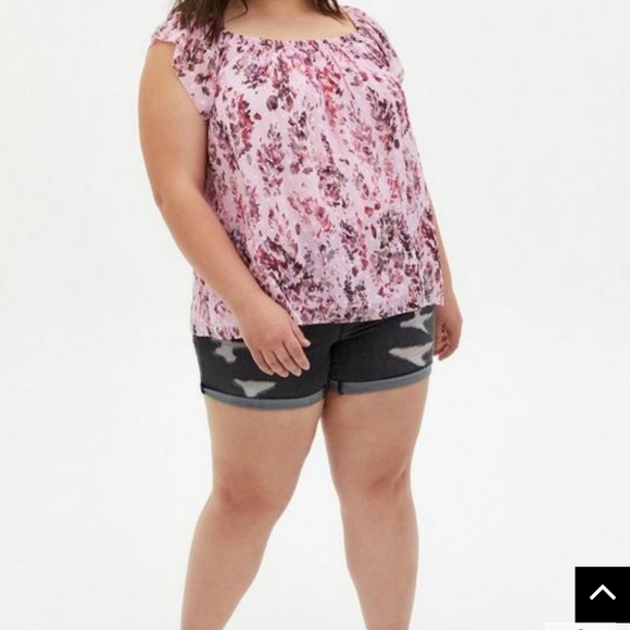 NWT Torrid Clip Dot Blouse - Picture 5 of 5